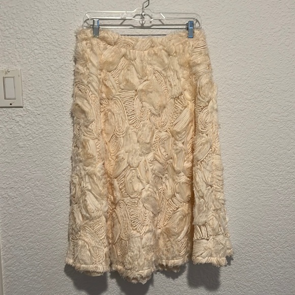 Anthropologie Delicate Cream Skirt - Picture 1 of 7